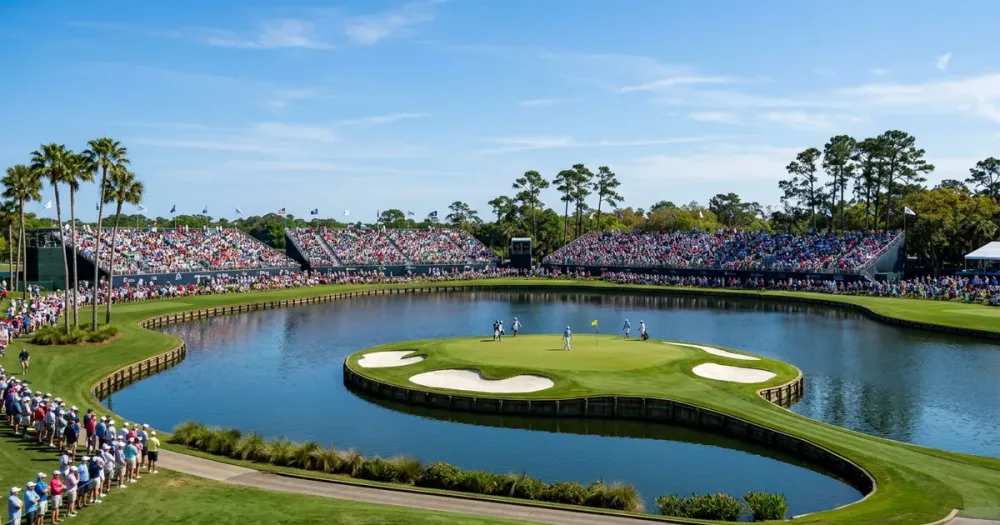 Golfers tee off at Bay Hill during the Arnold Palmer Invitational, showcasing top PGA Tour action and premier golf courses.