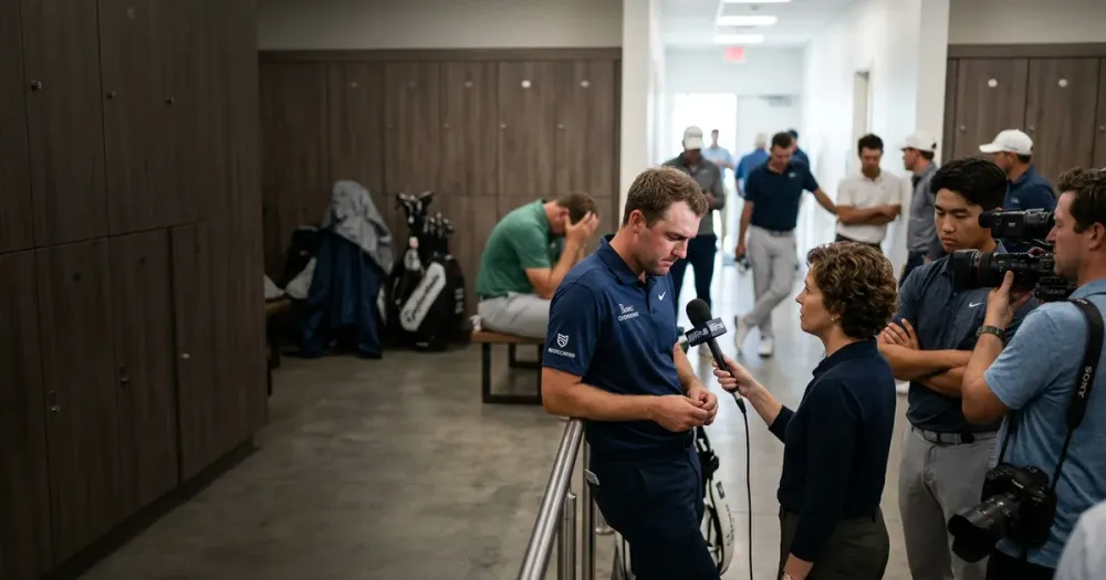 Golf leaderboard showing Cognizant Classic results highlighting increased player withdrawals and PGA Tour changes.