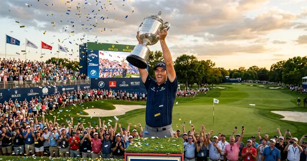Aaron Rai PGA Championship 2026 Win Highlights Strategic Mastery at Aronimink