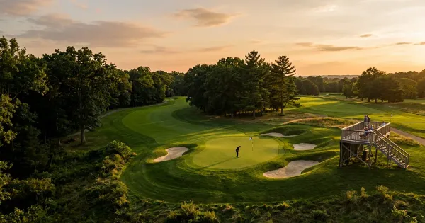 PGA Championship Aronimink Viewing Platform Offers Unconventional Front-Row Seat