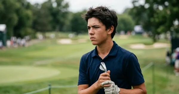 How a Camera Shutter Sound Silenced Charlie Woods’ U.S. Junior Amateur Hopes
