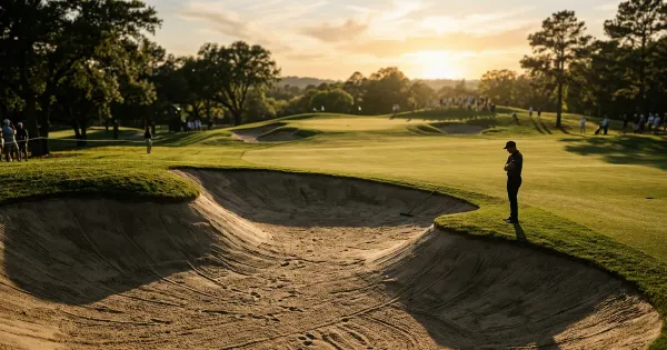 Viktor Hovland Tour Championship bunker ruling saved $3 million